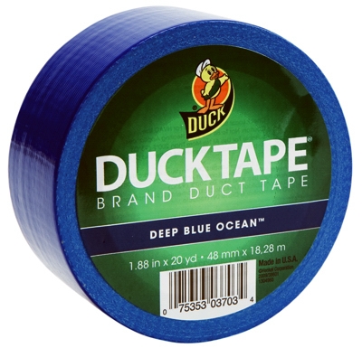 All-Purpose Duct Tape, Blue, 1.88-In. x 20-Yd.