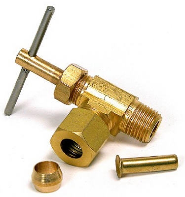 Evaporative Cooler Angle Needle Valve, 1/4 x 1/8-In.