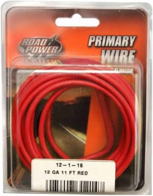 Primary Wire, Red, 12-Ga., 11-Ft.