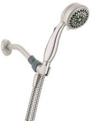 7-Spray Handheld Showerhead, Satin Nickel