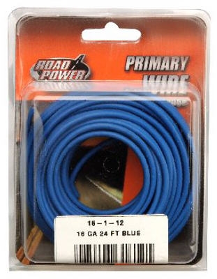 Primary Wire, Blue, 16-Ga., 24-Ft.