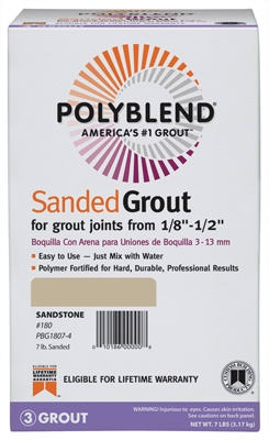 7-Lb. Natural Gray Sanded Polyblend Grout