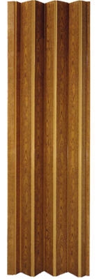 Folding Closet Door, Pecan Vinyl, 32-36 x 80-In.