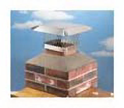 Chimney Cap, Single Flue, Stainless Steel, 9 x 9-In.