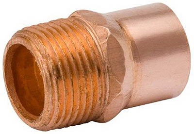 Pipe Fittings, Wrot Copper Adapter, 1-1/2-In. MPT