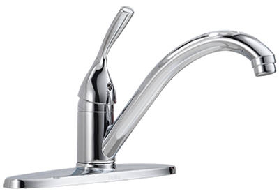 Classic Series Chrome Single Lever Kitchen Faucet