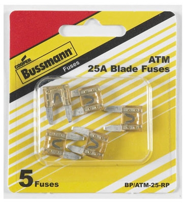 5PK 25A CLR Auto Fuse
