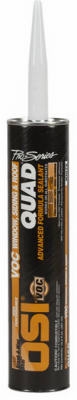 OSI Quad Sealant, White, VOC, 10-oz.