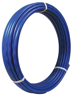 PEX Coil Pipe, Blue, 1/2-In. Copper Tube Size x 300-Ft.