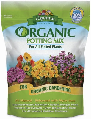 Potting Mix, Organic, 4-Qts.