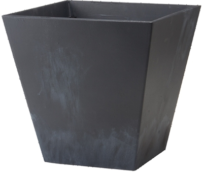 Planter, Water-Minder, Black, 6-In. Square