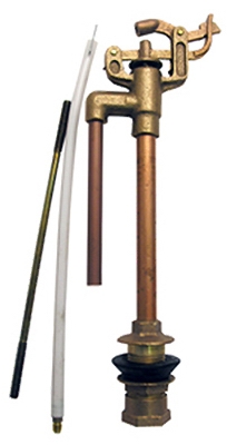 Toilet Ballcock Anti-Syphon Brass Import 09 Mansfield Style Replacement With Float Rod,Refill Tube And Nut