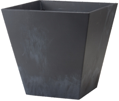 Planter, Water-Minder, Black, 10-In. Square