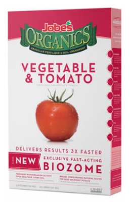 Organic Vegetable & Tomato Fertilizer, 2-7-4, 4-Lbs.