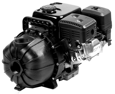 Liquid Transfer Pump, Poly, 200 GPM, 6.5-HP