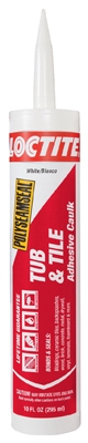 Polyseamseal Tub & Tile Caulk, White, 10 oz. Cartridge
