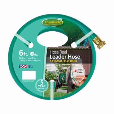 Hose Reel Leader Hose, 6-Ft.