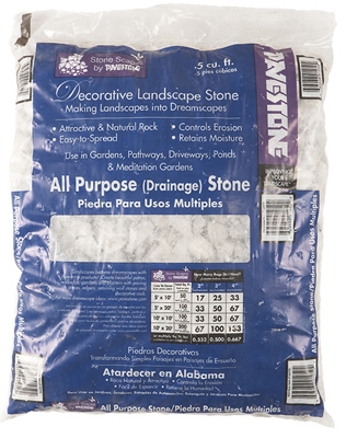 Decorative Landscape All-Purpose Rock,  .5-Cu. Ft.