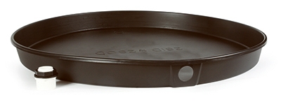 Water Heater Drain Pan With Fitting, Plastic, 26 x 2.5-In.