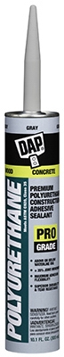 Concrete & Masonry Sealant, Polyurethane, Grey, 10.1-oz.