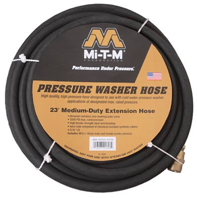 23-Ft. Wire Braided High Pressure Washer Extension Hose