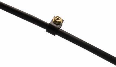 Rg-6 Coaxial Cable Clamp, 1/4-In., 20-Pk.