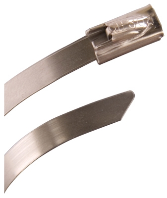 Cable Tie, Stainless Steel, 6-In.