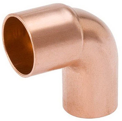 Pipe Fitting, Street Elbow, Wrot Copper, 90 Degree, 1-In.