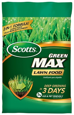 Green Max Lawn Fertilizer, 20-0-2, Covers 5,000-Sq.-Ft.