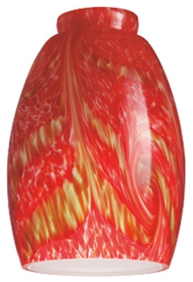 Van Gogh Glass Ceiling Fan Light Shades, Must Purchase in Quantities of 4