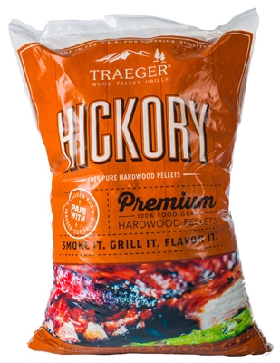 Hickory BBQ Pellets, 100% Hardwood, 20-Lb.