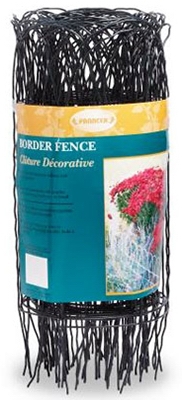 Green Round-Top Garden Fence, 14-In. x 20-Ft.