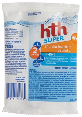3-In. Super Chlorinating Tablets, 6-oz.