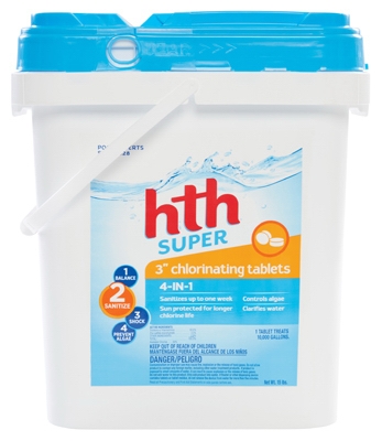 3-In. Super Chlorinating Tablets, 15-Lbs.