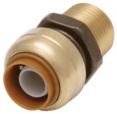 1/2 x 1/2-In. MIP Straight Pipe Connector, Lead-Free