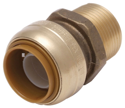 3/4 x 3/4-In. MIP Straight Pipe Connector, Lead-Free