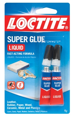 Super Glue Liquid, 2-gm. Tube, 2-Pk.