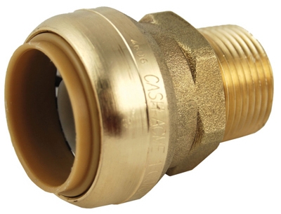 1 x 3/4-In. MIP Reducing Pipe Connector, Lead-Free