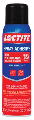 Spray Adhesive, High Performance, 13.5-oz.