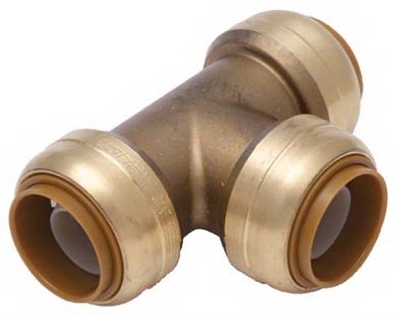 3/4-In. Pipe Tee, Lead-Free