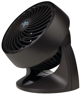 Vortex Air Circulator Fan, Compact, Black, 9-In.