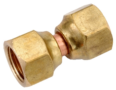 Pipe Fitting, Flare Swivel Nut, Lead-Free Brass, 1/2-In.
