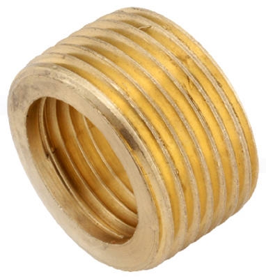 1/2 x 3/8-Inch Brass Barstock Face Bushing