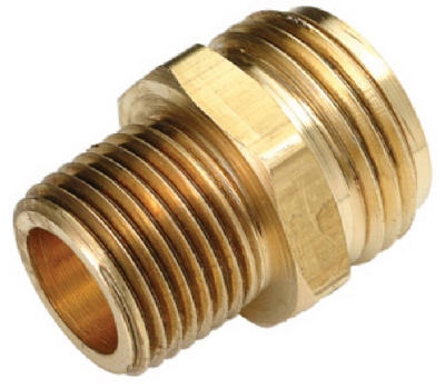 Pipe Fittings, Adapter, Lead-Free Brass, 3/4 MGH x 1/2-In. MIP