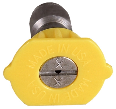 High-Pressure Nozzle, 15 Degrees, 3.0 Orifice, Yellow