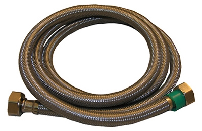 1/2 Iron Pipe Size x 1/2 Iron Pipe x 60-Inch Stainless-Steel Faucet Connector