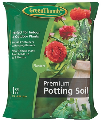 Premium Potting Soil, 1-Cu. Ft.