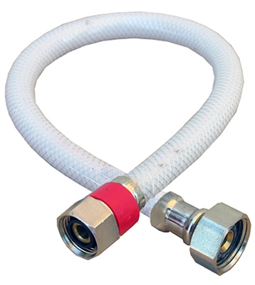 1/2 Compression x 1/2 Iron Pipe x 20-Inch Flexible Poly Faucet Connector