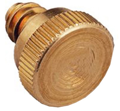 Outdoor Mist Nozzle Plug, Brass, 3-Pk.