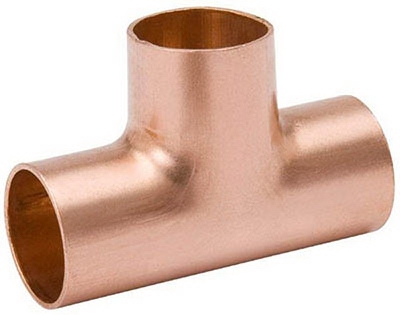 Pipe Tee, Wrot Copper, 1-In.